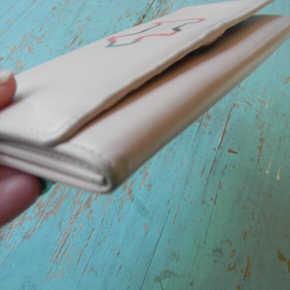 RADLEY London Smooth PINK Leather Shadow Stripe CLUTCH Wallet Scottie LARGE - Picture 5 of 9